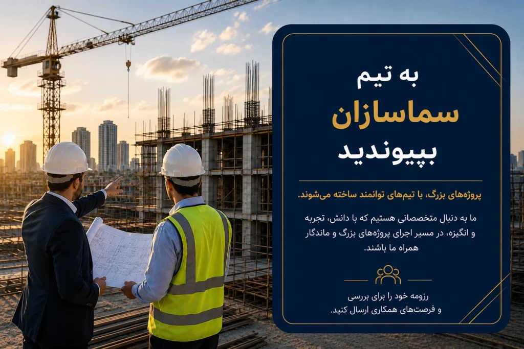 استخدام سرپرست کار گاه ساختمانی